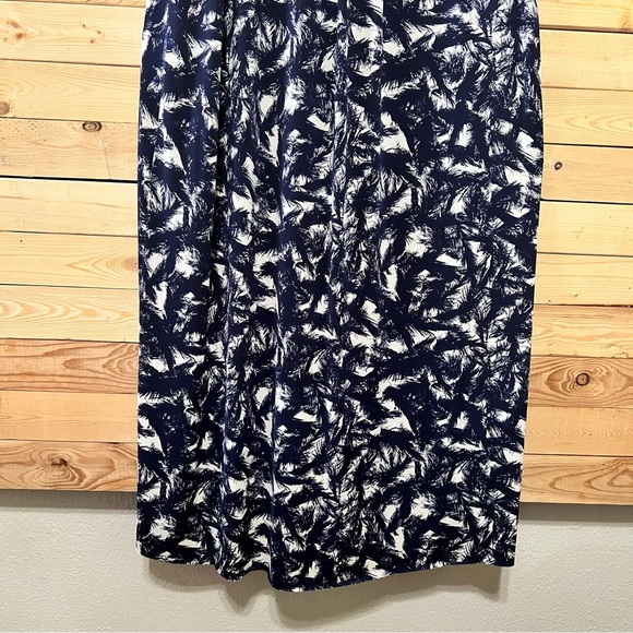 T-bags LosAngeles Anthropologie Blue White Jersey Twist strap Maxi Dress size S - Picture 5 of 11